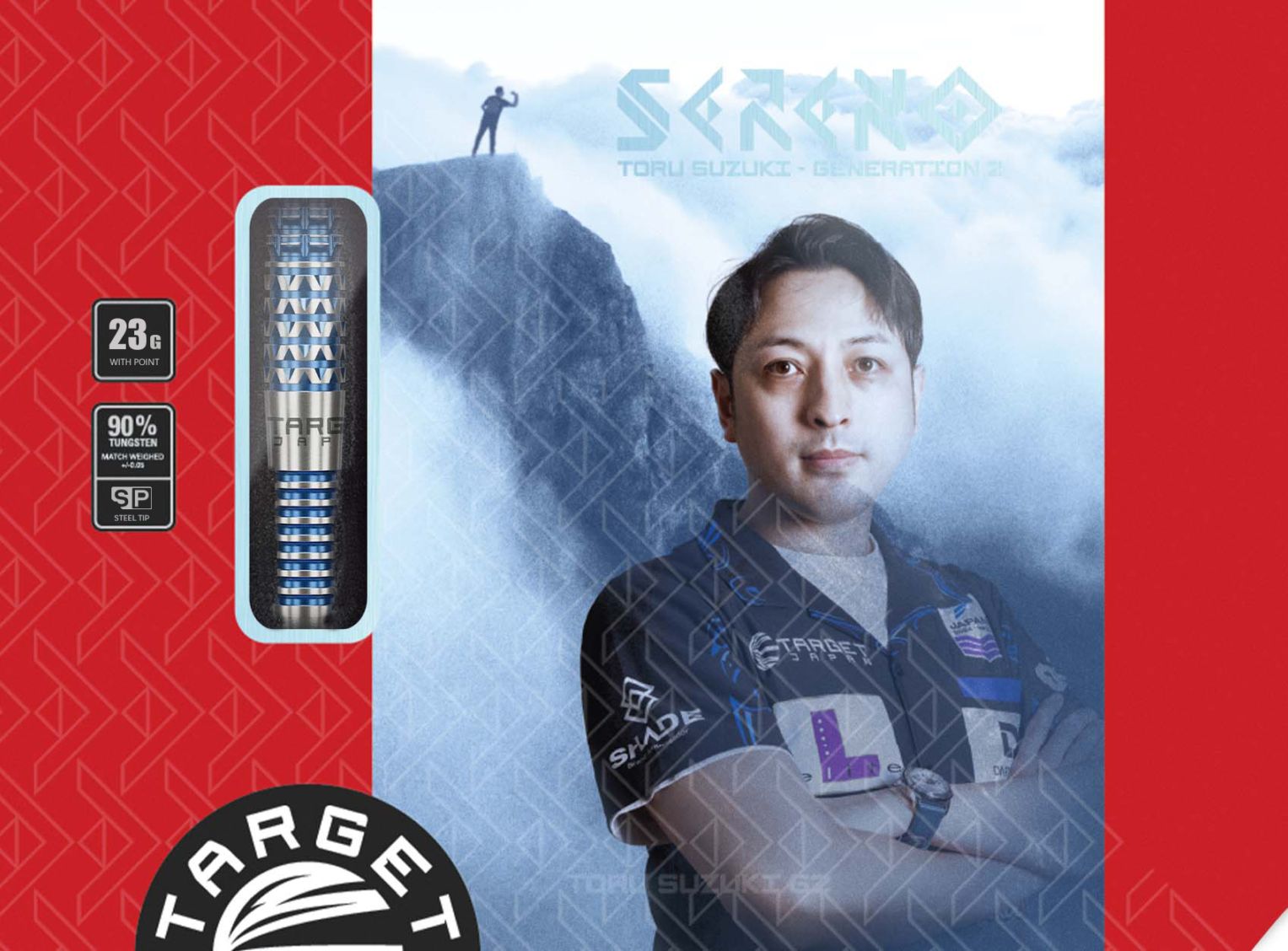 Target Japan - Sereno Gen2 - 90% - Steel Šipky - Direct Darts - 4