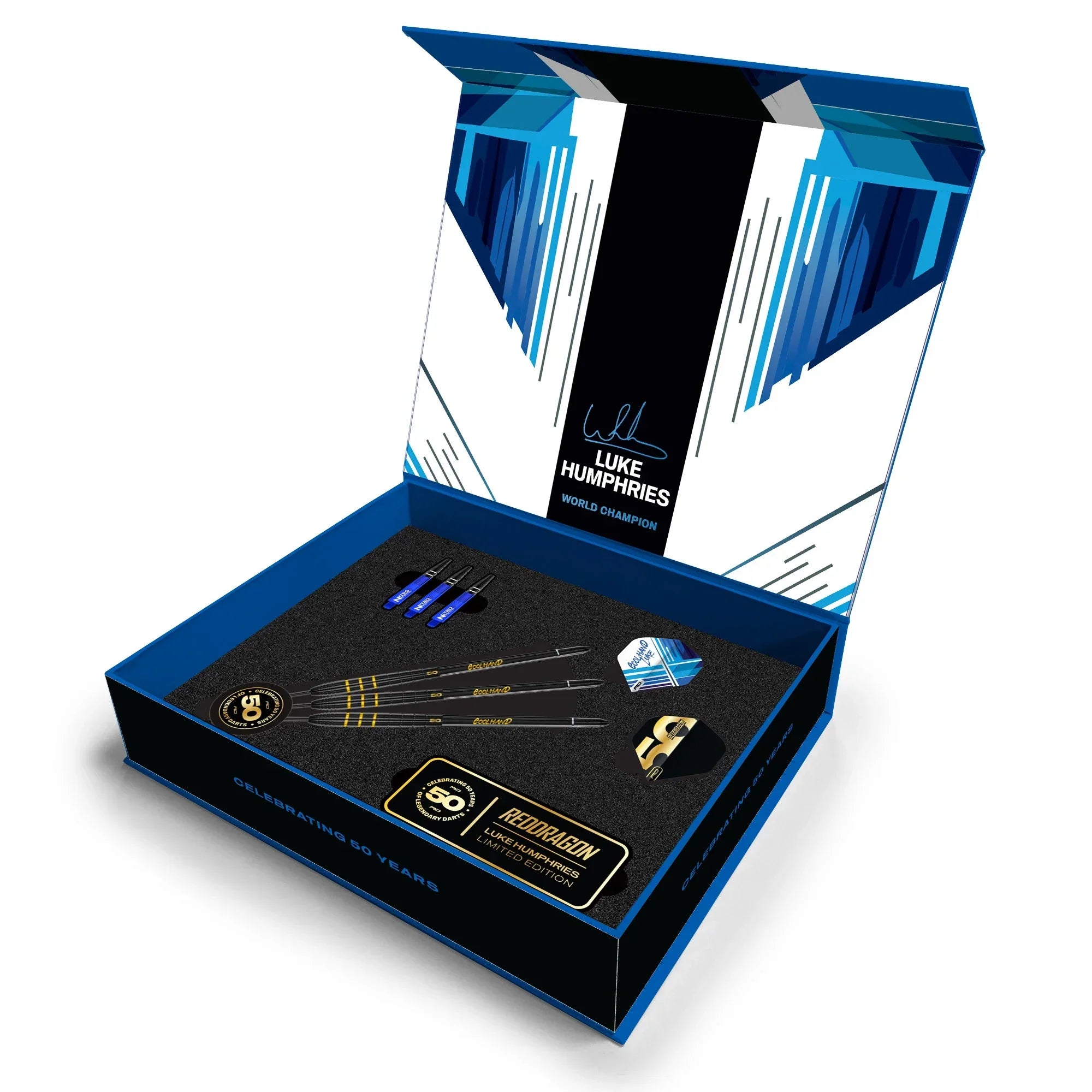 Red Dragon - Luke Humphries 50 Years Limited Edition - Steel Šípky - Direct Darts - 3