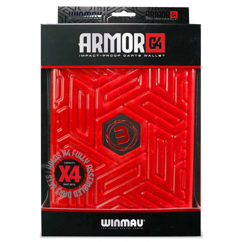 Winmau - Armor G4 - Červená - Puzdro Na Šípky - Direct Darts - 7