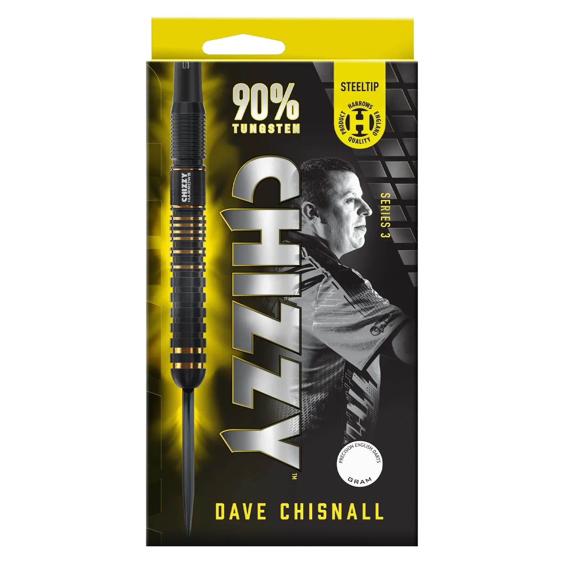Harrows - Chizzy Series 3 90% - Steel Šípky - Direct Darts - 5
