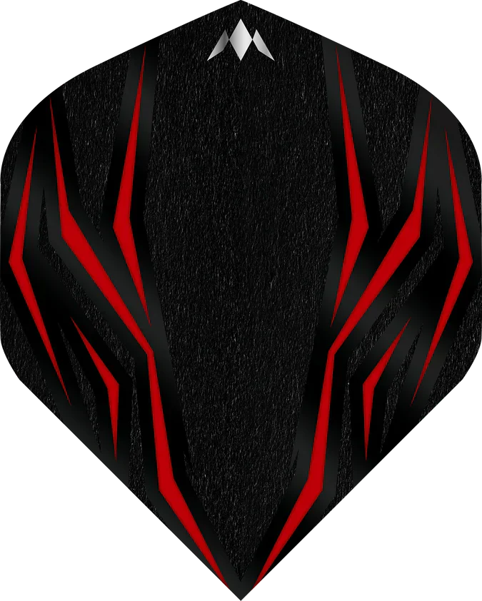 Mission - Lava - Červená - No2 - 100 Mikron - Letky Na Šípky - Direct Darts - 1