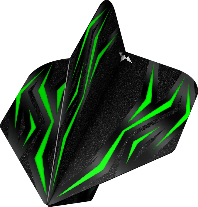 Mission - Lava - Zelená - No6 - 100 Mikron - Letky Na Šípky - Direct Darts - 2