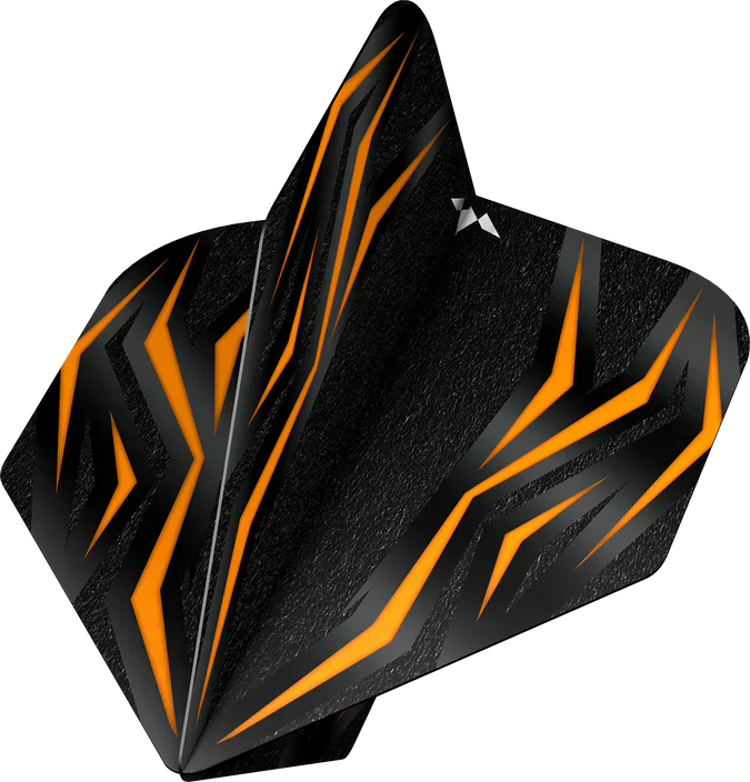 Mission - Lava - Oranžová - No6 - 100 Mikron - Letky Na Šípky - Direct Darts - 2