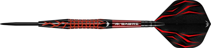 Mission - Lava 95% - Černá & Červená - Steel Šípky - Direct Darts - 5