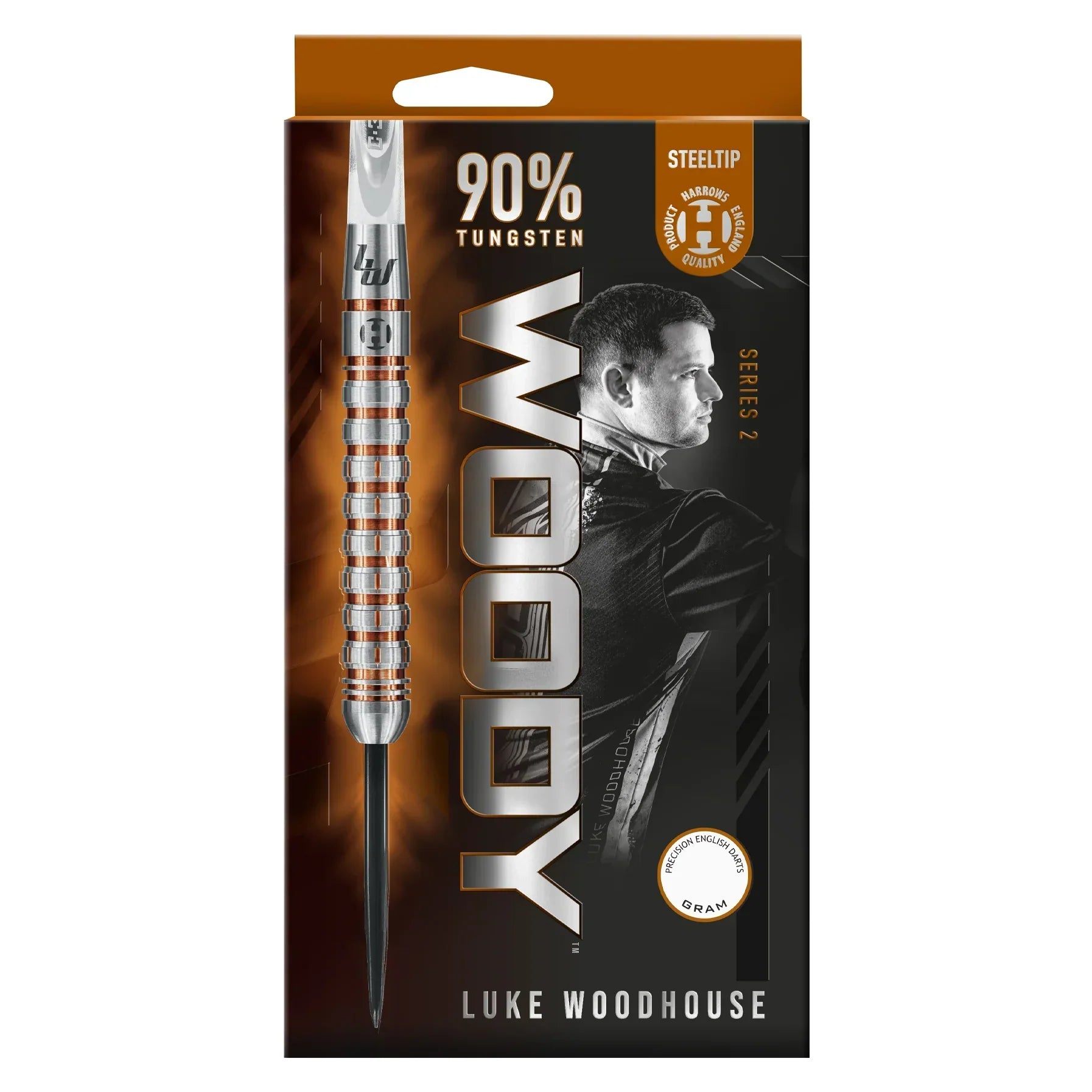 Harrows - Luke Woodhouse Series 2 90% - Steel Šípky - Direct Darts - 5