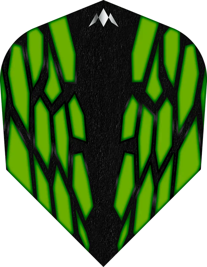 Mission - Magma - Zelená - No6 - 100Mikron - Letky Na Šípky - Direct Darts - 1