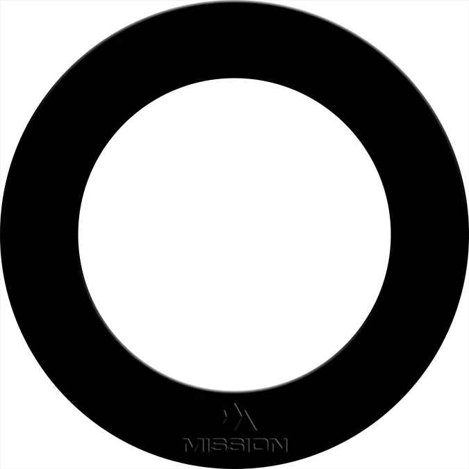 Mission - Logo 3D - Heavy Duty - Černá - Ochrana K Terčom - Direct Darts - 1