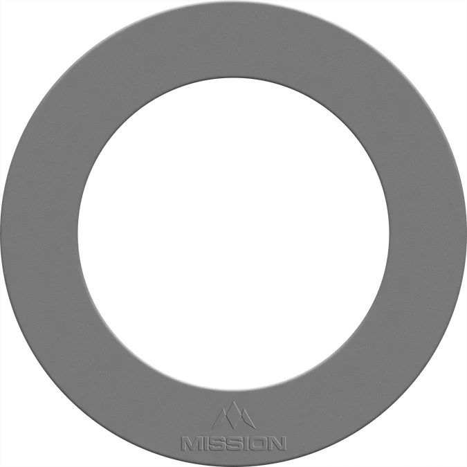 Mission - Logo 3D - Heavy Duty - Strieborná - Ochrana K Terčom - Direct Darts - 1