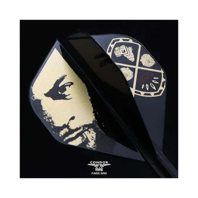 Condor - Axe A.W Inspiration3 - Černá - No2 - Jednodílný Násadky/Letky Na Šípky - Direct Darts - 3