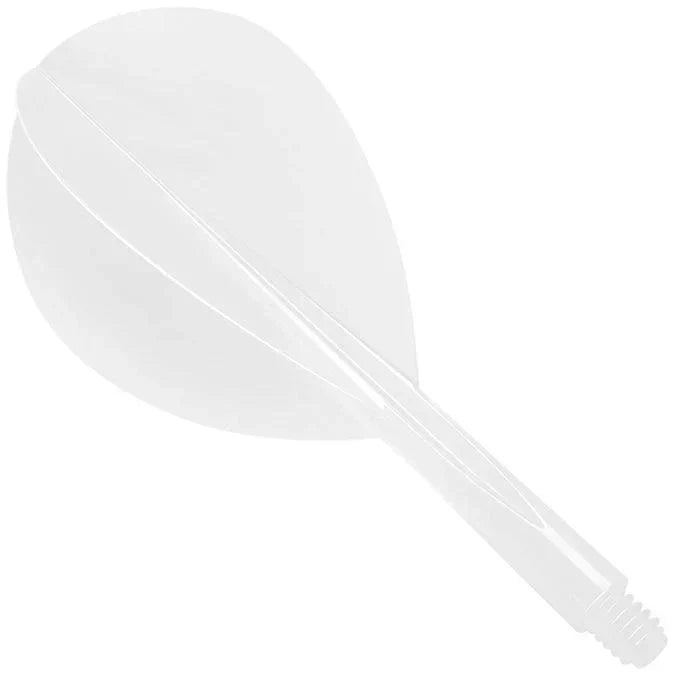 Condor - Zero Stress - Plain - Průhledná - Teardrop - Jednodílný Násadky/Letky Na Šípky - Direct Darts - 1