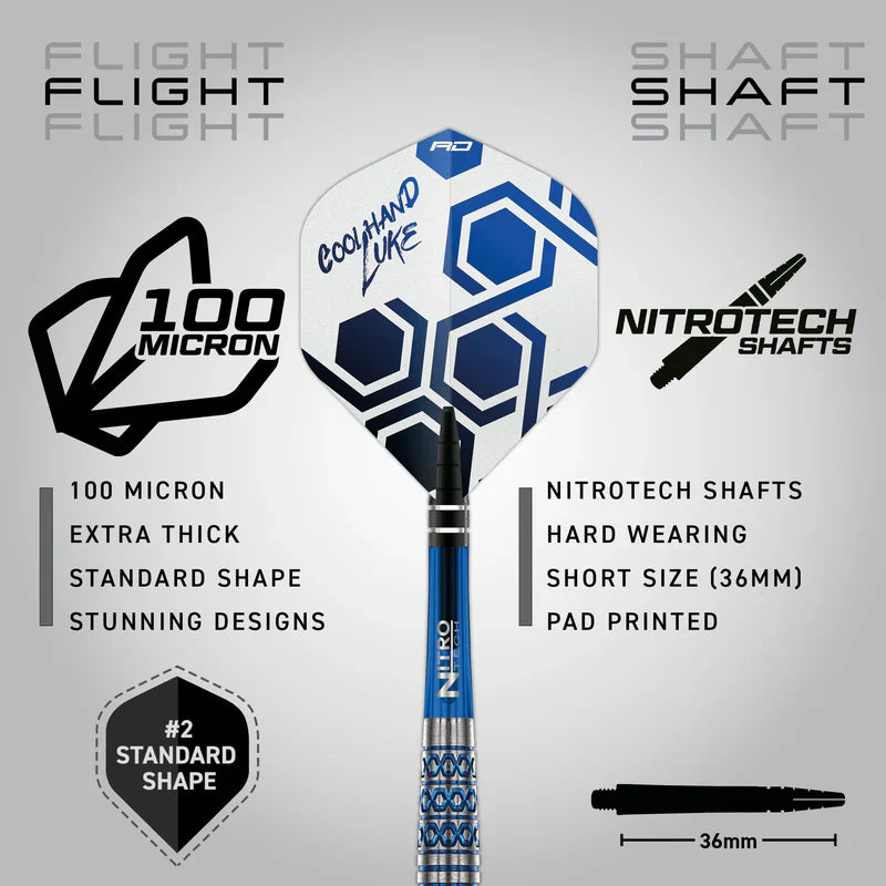 Red Dragon - Luke Humphries Tx5 - 90% - Steel Šípky - Direct Darts - 4