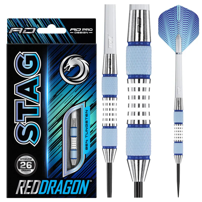 Red Dragon - Stag Šedá 4 - Steel Šípky - Direct Darts - 2