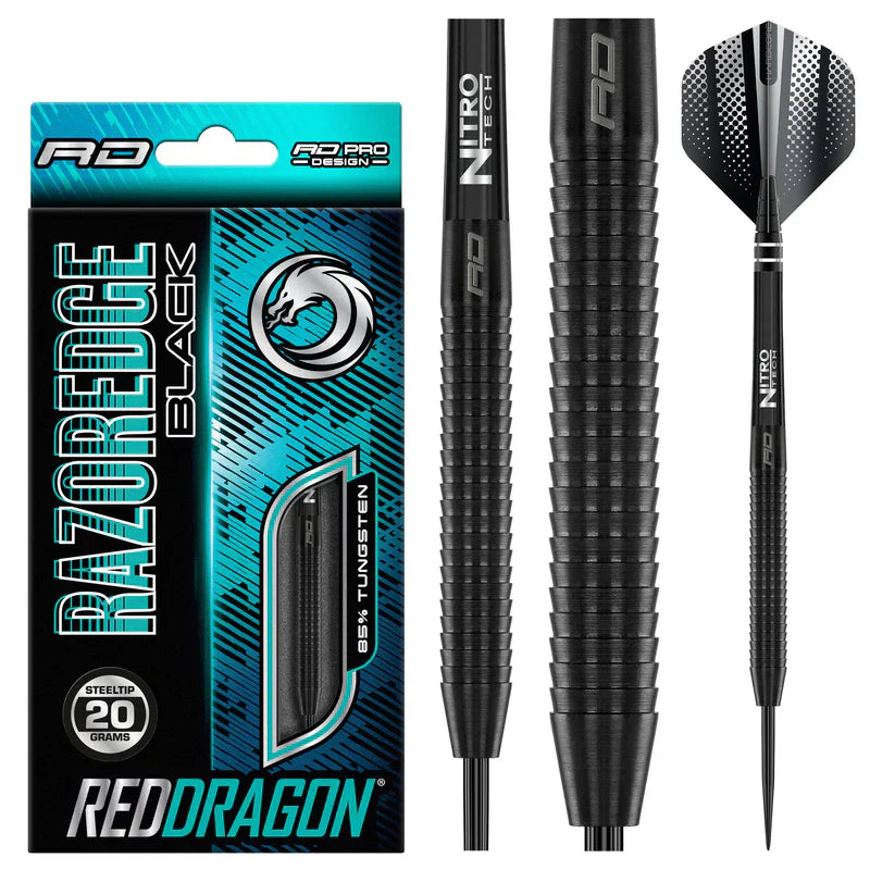 Red Dragon - Razor Edge Černá - Steel Šípky - Direct Darts - 2