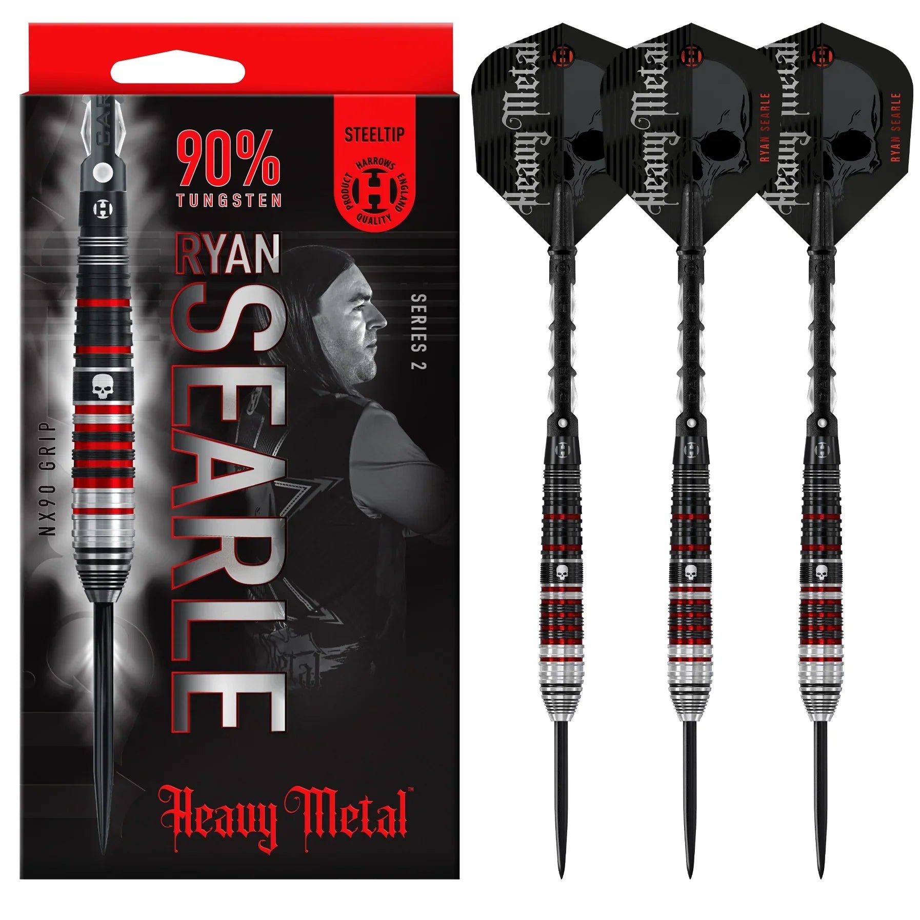 Harrows - Ryan Searle Series 2 90% - Steel Šípky - Direct Darts - 2
