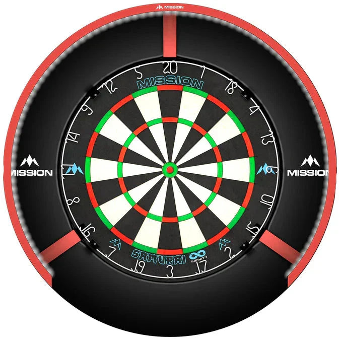 Mission - Torus 270 Červená - Osvetlenie Na Šípky - Direct Darts - 1