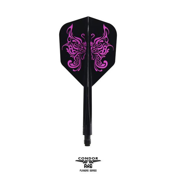 Condor - Axe Tribal Butterfly - Černá - No6 - Jednodílný Násadky/Letky Na Šípky - Direct Darts - 3