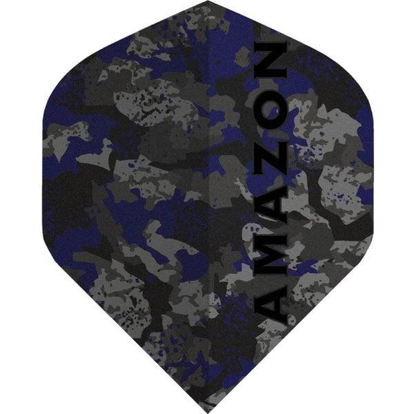 Amazon - Camo No2 Modrá - 100 Mikron - Letky Na Šípky - Direct Darts - 1