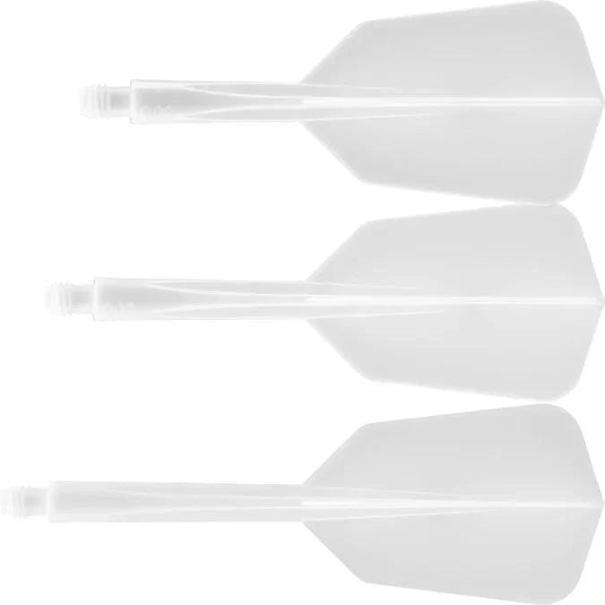 Condor - Axe Wing - Bílá - Slim - Jednodílný Násadky/Letky Na Šípky - Direct Darts - 2