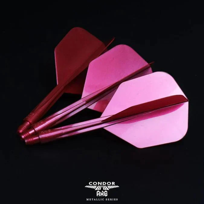 Condor - Axe Metalic - Červená - No6 - Jednodílný Násadky/Letky Na Šípky - Direct Darts - 4