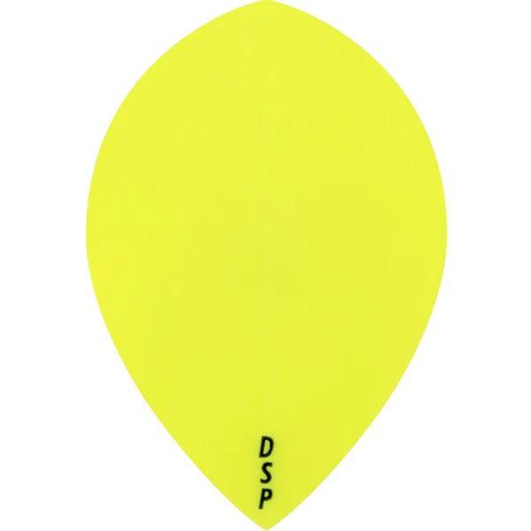 Darts Corner - Poly Plain Original - Žlutá - Hruškovitá - 100 Mikron - Letky Na Šípky - Direct Darts - 1