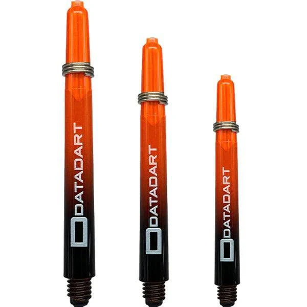 Datadart - Argon Polykarbonát Černá & Oranžová - Násadky Na Šípky - Direct Darts - 1