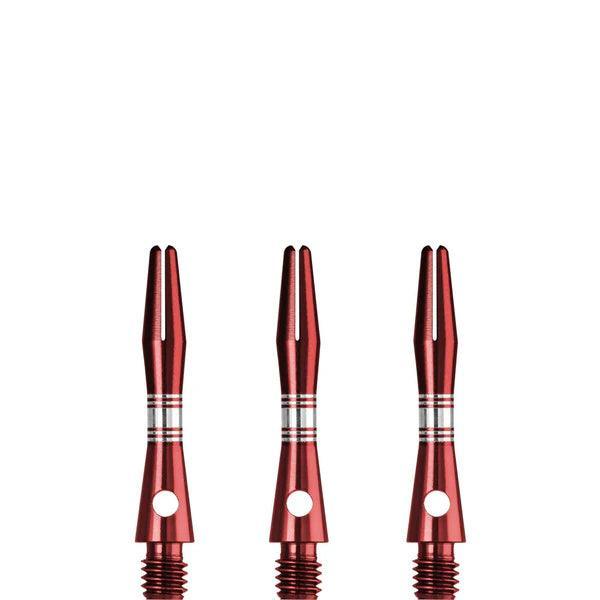 Designa - Multiline Hliník Červená - Násadky Na Šípky - Direct Darts - 6