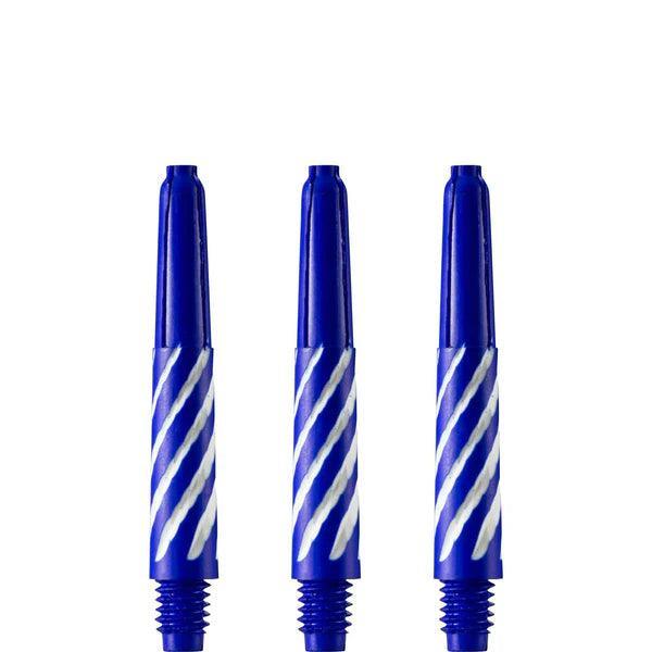 Designa - Spiroline Nylon Modrá & Bílá - Násadky Na Šípky - Direct Darts - 3