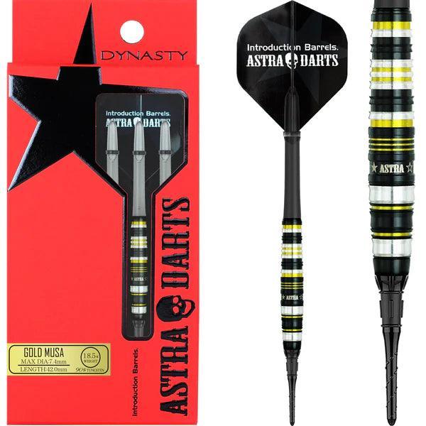 Dynasty - Astra Redstar - Gold Musa 90% - Soft Šipky - Direct Darts - 1