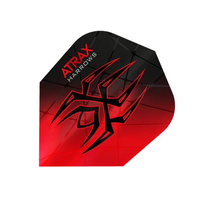 Harrows - Atrax Červená/Černá - Letky Na Šípky - Direct Darts - 1
