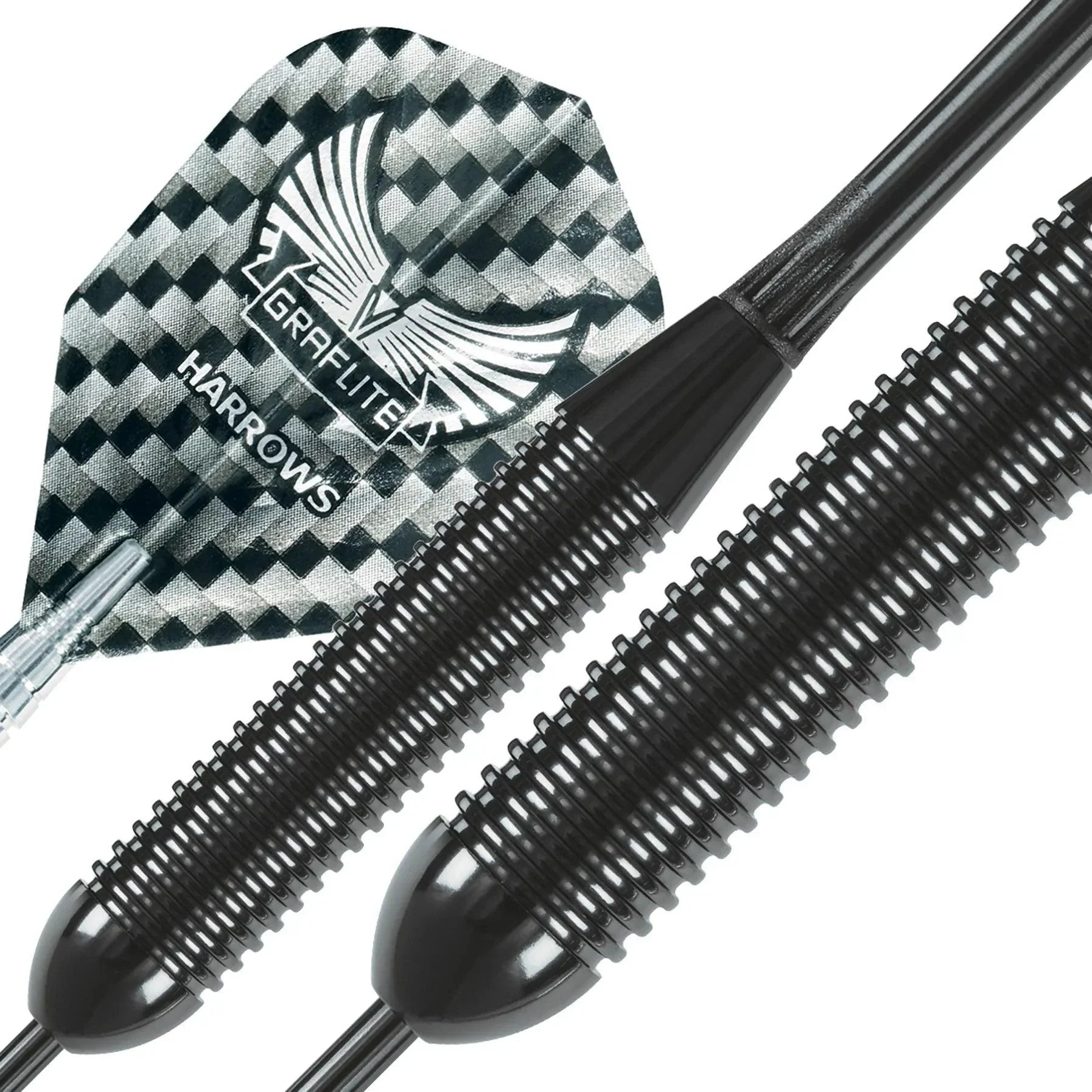 Harrows - Black Arrow 24 G - Steel Šípky - Direct Darts - 3