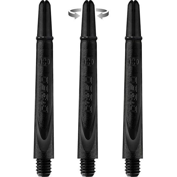 Harrows - Carbon 360 Černá - Násadky Na Šípky - Direct Darts - 2