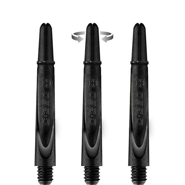 Harrows - Carbon 360 Černá - Násadky Na Šípky - Direct Darts - 3