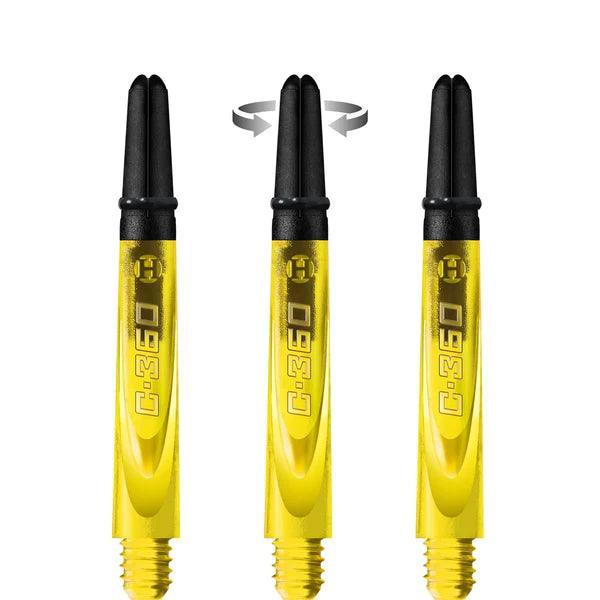 Harrows - Carbon 360 Žlutá - Násadky Na Šípky - Direct Darts - 3