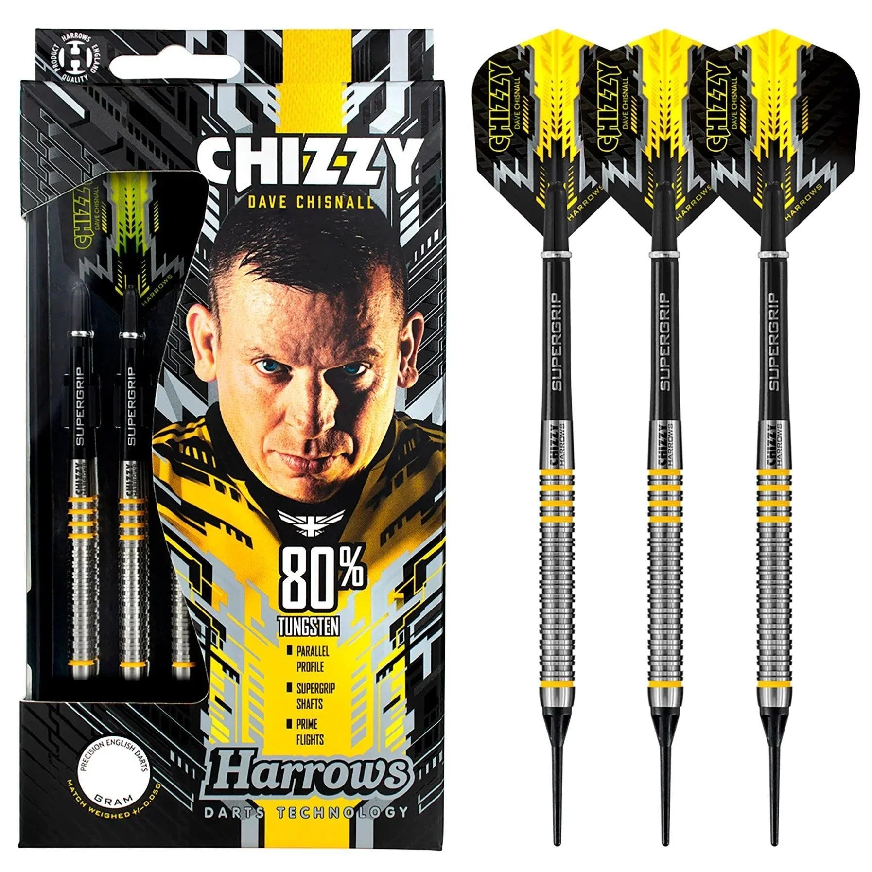Harrows - Chizzy 80% - Soft Šipky - Direct Darts - 2