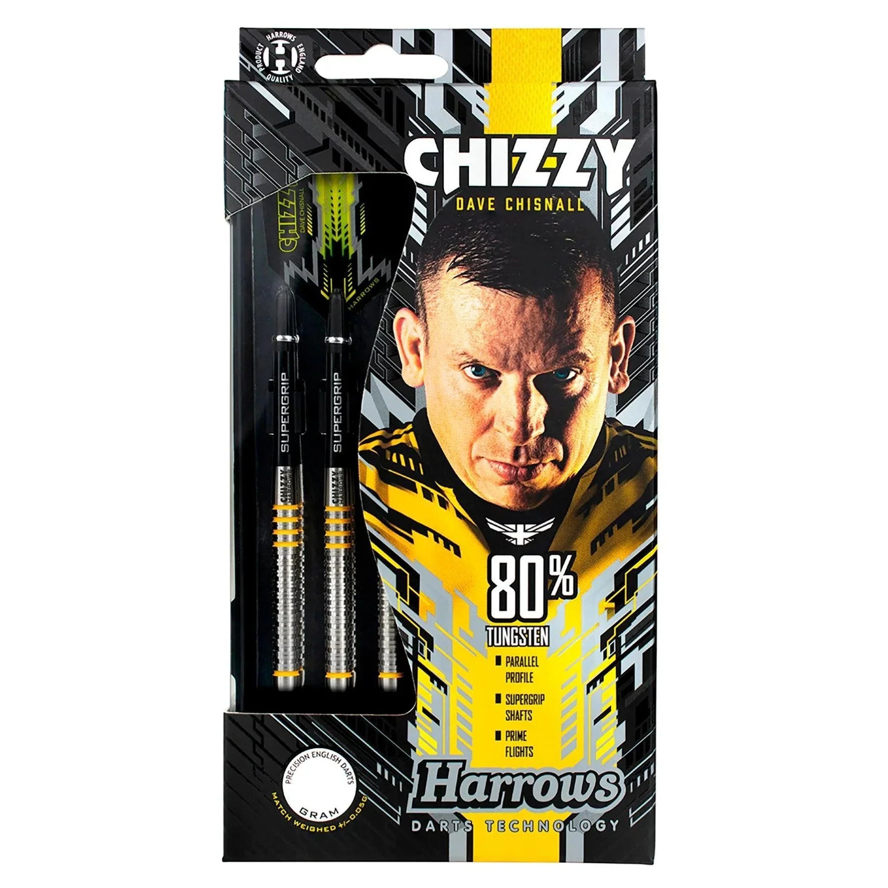 Harrows - Chizzy 80% - Steel Šípky - Direct Darts - 5