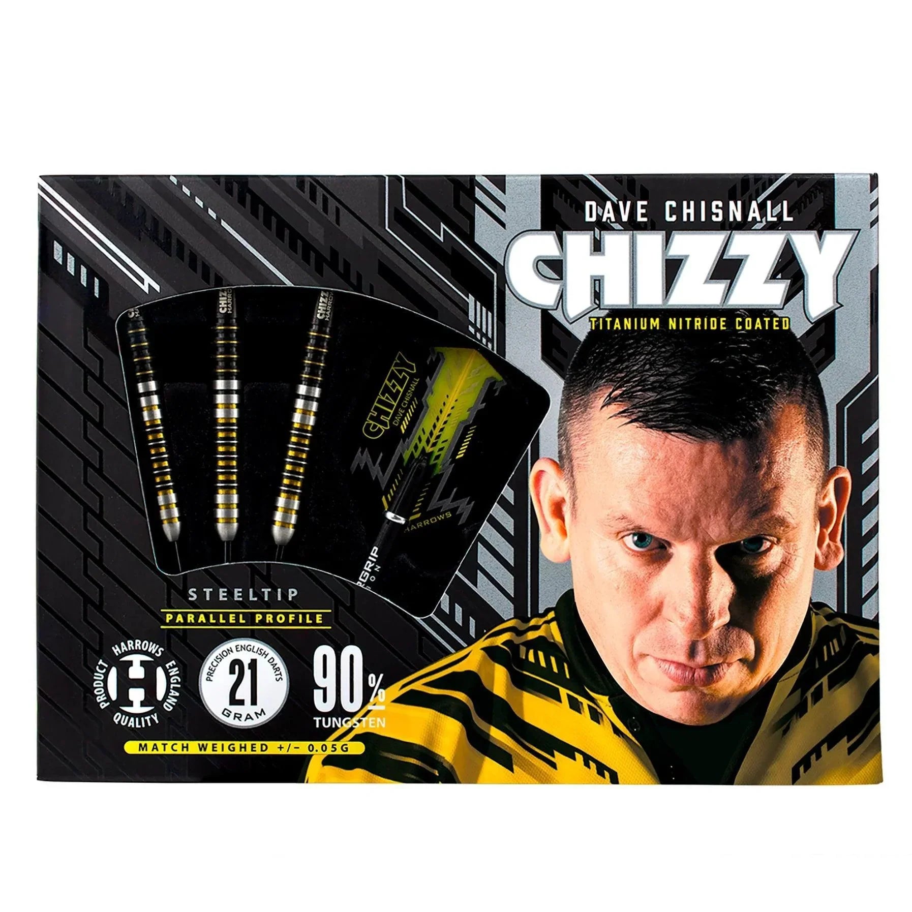 Harrows - Chizzy 90% - Steel Šípky - Direct Darts - 5