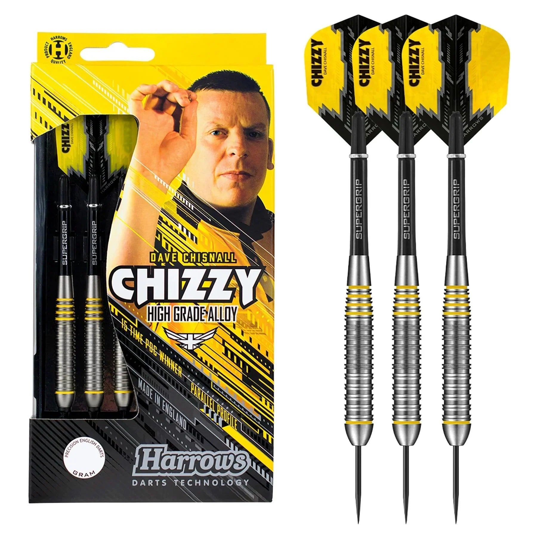 Harrows - Chizzy - Brass - Steel Šípky - Direct Darts - 2