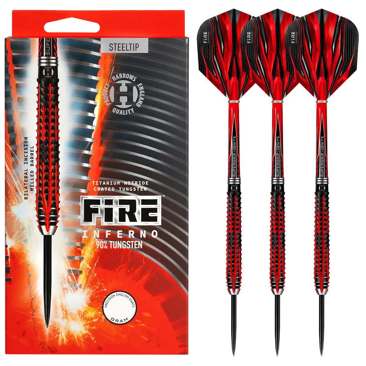 Harrows - Fire Inferno - Steel Šípky - Direct Darts - 2