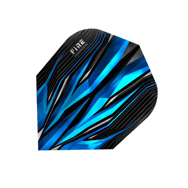 Harrows - Fire Modrá - 100 Mikron - Letky Na Šípky - Direct Darts - 1