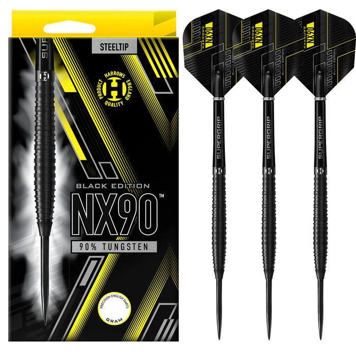Harrows - Nx - 90 Black Edition 90% - Steel Šípky - Direct Darts - 2