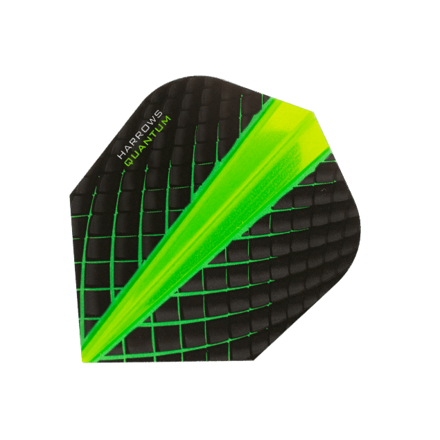 Harrows - Quantum - Zelená - 100 Mikron - Letky Na Šípky - Direct Darts - 1