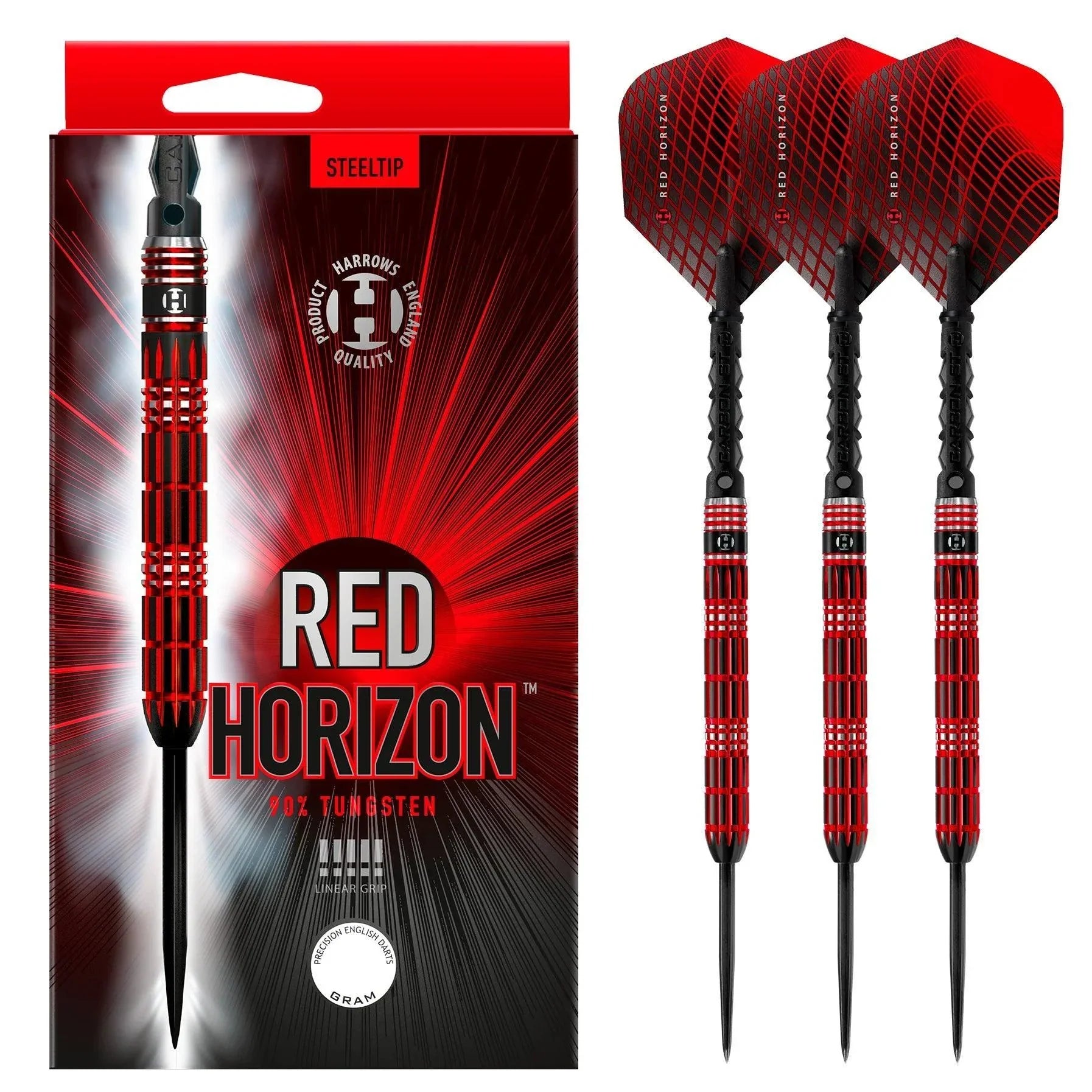 Harrows - Red Horizon 90% - Steel Šípky - Direct Darts - 2