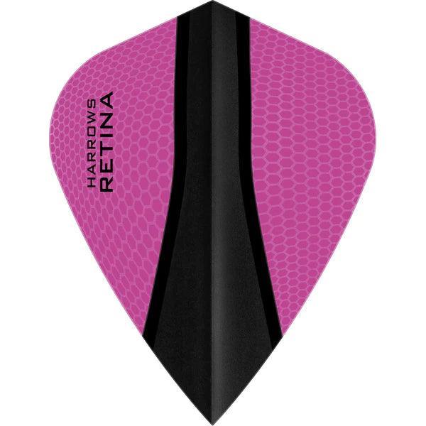 Harrows - Retina - Růžová - Šarkana - 100 Mikron - Letky Na Šípky - Direct Darts - 1