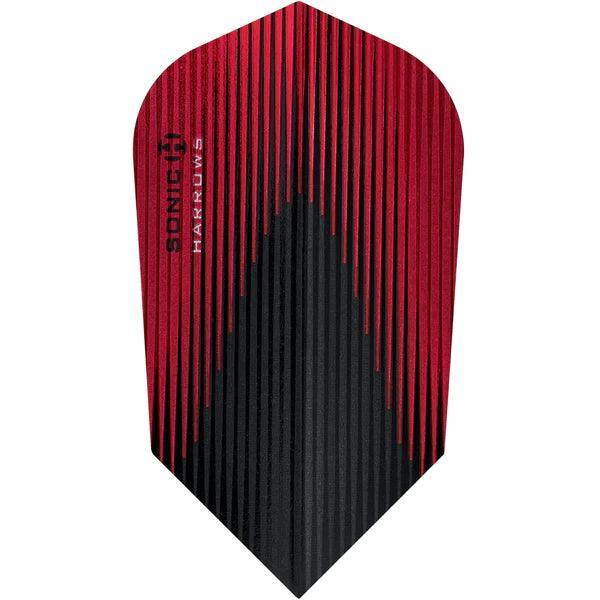 Harrows - Sonic X - Červená - Slim - 100 Mikron - Letky Na Šípky - Direct Darts - 1