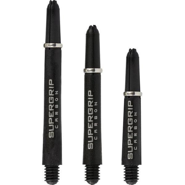 Harrows - Supergrip Carbon Strieborná - Násadky Na Šípky - Direct Darts - 1