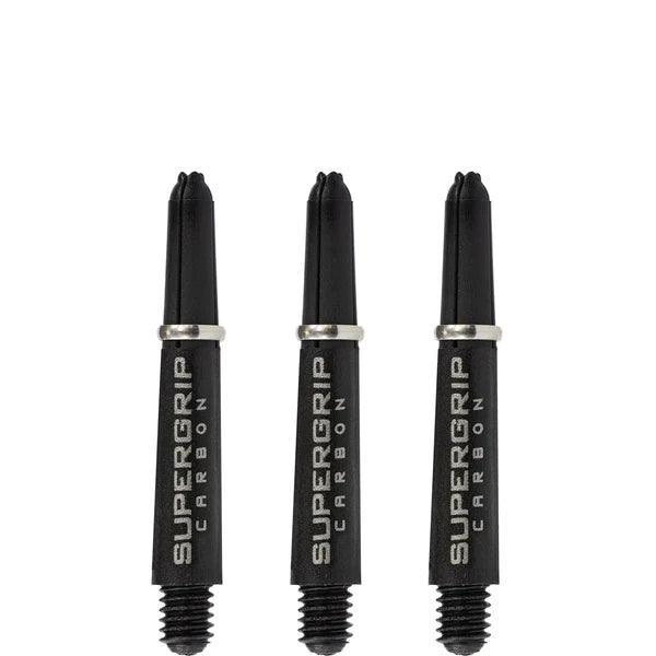 Harrows - Supergrip Carbon Strieborná - Násadky Na Šípky - Direct Darts - 2