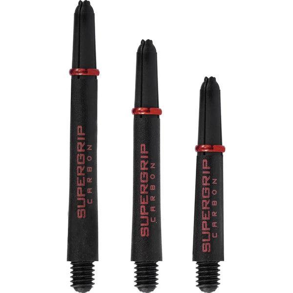 Harrows - Supergrip Carbon Červená - Násadky Na Šípky - Direct Darts - 1