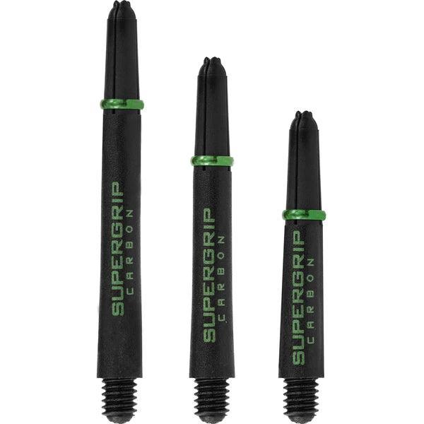 Harrows - Supergrip Carbon Zelená - Násadky Na Šípky - Direct Darts - 1