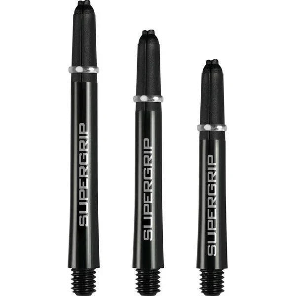 Harrows - Supergrip Černá/Strieborná - Násadky Na Šípky - Direct Darts - 1