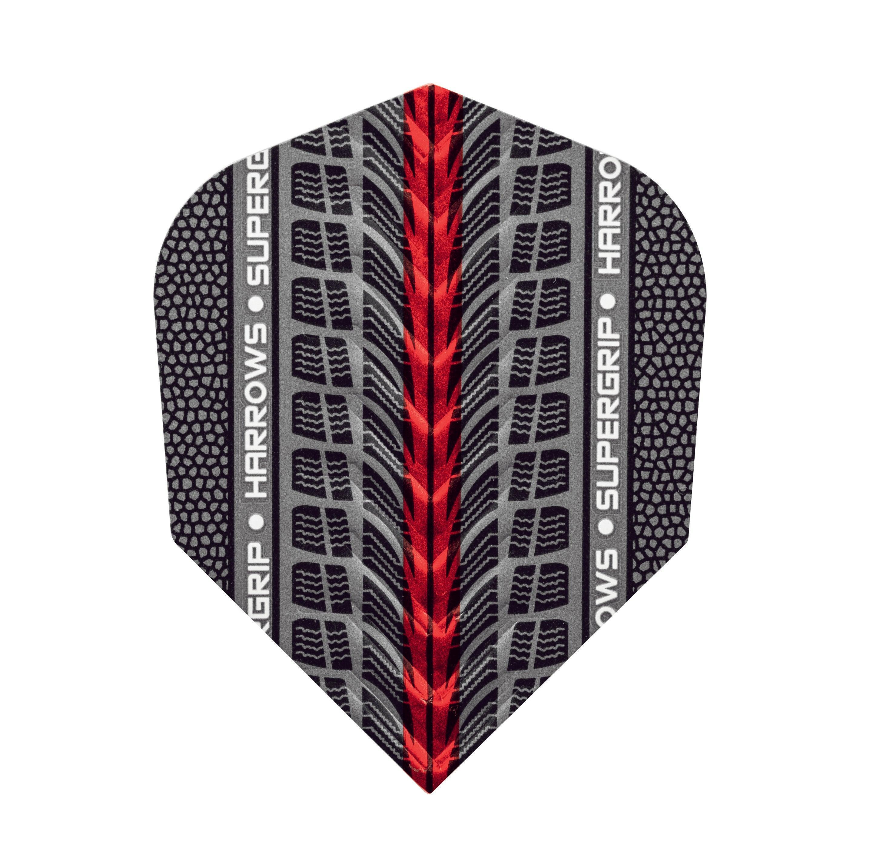 Harrows - Supergrip Červená - 100 Mikron - Letky Na Šípky - Direct Darts - 1